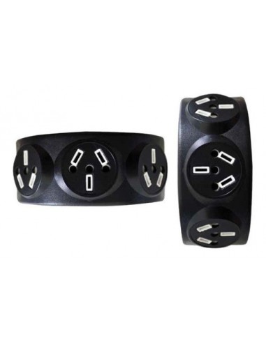 Vcf T3p Tripto Ficha Triple Trapezoidal Multinorma P.chato   C/n Vcf T3p Tripto Ficha Triple Trapezoidal Multinorma P.chato   C/n