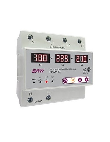 Baw Ru400f80  Selectora De Fase Automatica 3 A 3 - C/detetor De  Alta Y Baja