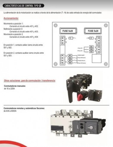 * Elibet Ta.63.gb.4p Conmutadora 4 X  63a Motorizado Remoto * Elibet Ta.63.gb.4p Conmutadora 4 X  63a Motorizado Remoto