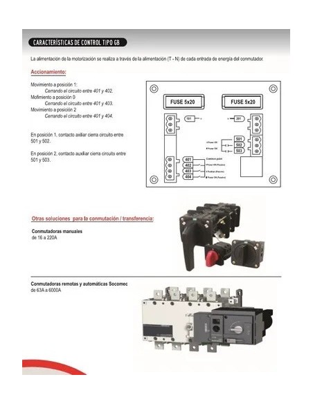 * Elibet Ta.63.gb.4p Conmutadora 4 X  63a Motorizado Remoto * Elibet Ta.63.gb.4p Conmutadora 4 X  63a Motorizado Remoto