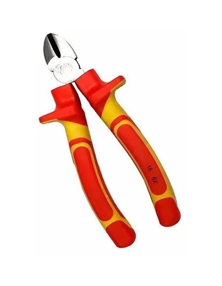 Interelec 402761 Alicate Diagonal 1000v Punta Recta 160mm 6 Aislada Dielectrica