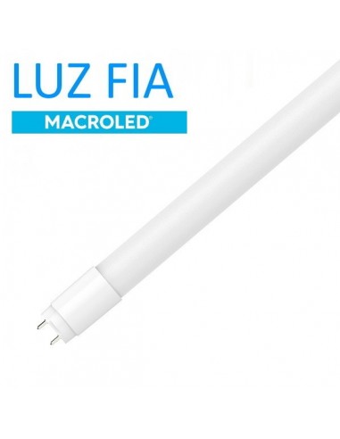 Macroled Tl-t8060cw Tubo Led 1 Punta_ 9w/860 60cm Luz Fria Vidrio 800lm