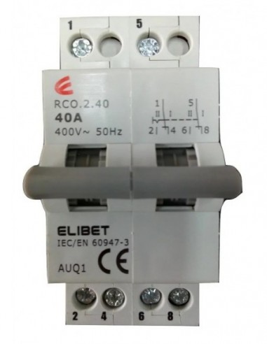 Elibet Rco.2.40 Conmutadora Din 2 X... Elibet Rco.2.40 Conmutadora Din 2 X...