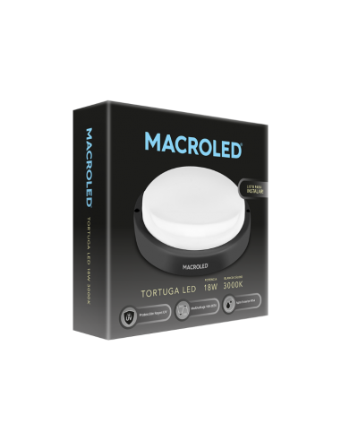 - Macroled Tr-mn-18w-ww Tortuga Led...