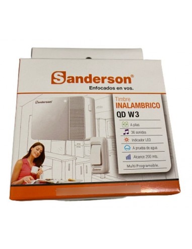Sanderson Qd-w003 Timbre Inalambrico...