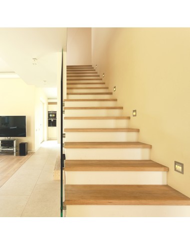Leuk Acacia Emb Pared Blanco Pvc Led...