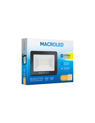 - Macroled Efl-30w-ww Reflector Led...