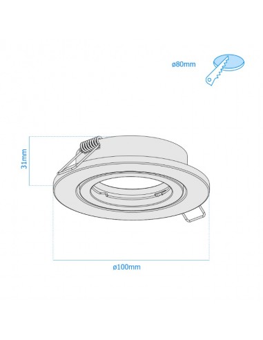 Macroled Adm-d10-pla Spot Embutir...