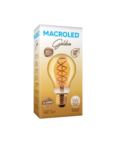 Macroled Bfa60g-5ww Bulbo A60...