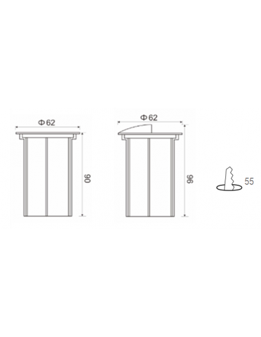 Lucciola Epl201 Empotrable Piso Floor... Lucciola Epl201 Empotrable Piso Floor...