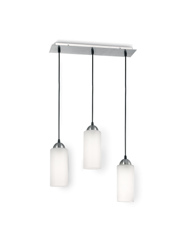 Sj 6720 Colgante 3 X E27 Base Blanca...