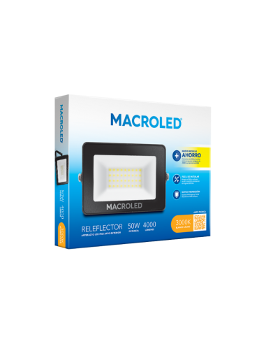 - Macroled Efl-50w-ww Reflector Led...