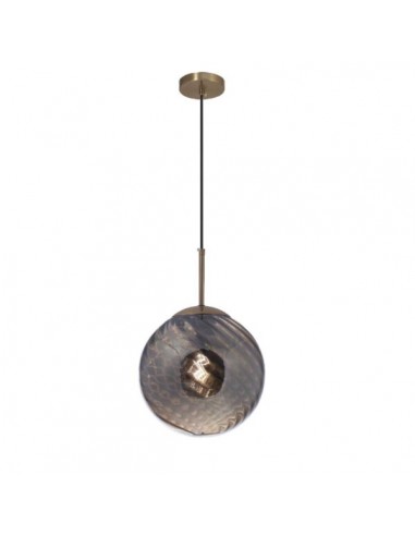 Leuk Aby Colgante Vidrio Ambar E27...