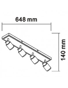 Candil C791 4 Bl Julita... 2