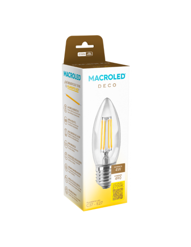 Macroled Bfc37-e27-4ww Vela C37 E27... Macroled Bfc37-e27-4ww Vela C37 E27...