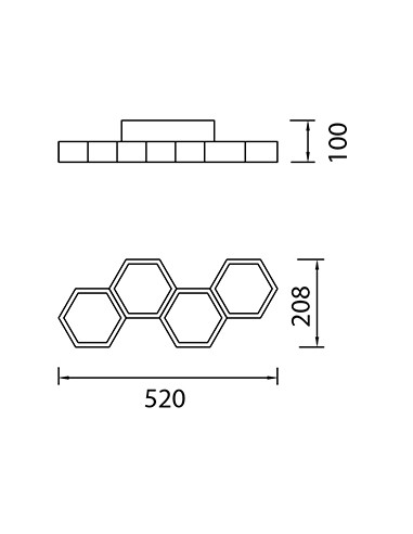 Candil Ptl8806402825 Nt Panal Plafon...