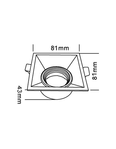 Candil Egu10051b Bl Cosme Spot... Candil Egu10051b Bl Cosme Spot...