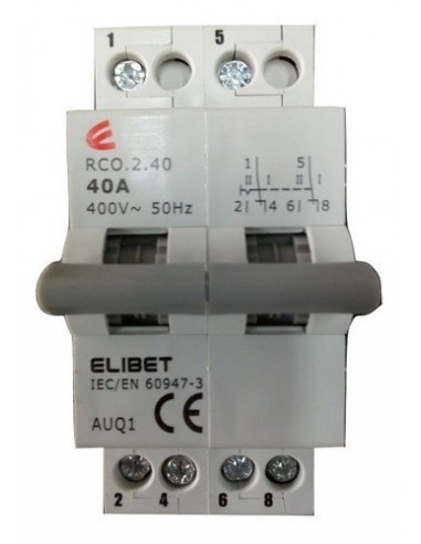Elibet Rco.2.40 Conmutadora Din 2 X... Elibet Rco.2.40 Conmutadora Din 2 X...