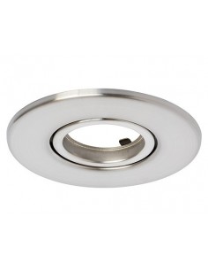 Sj G6120/p Spot Emb Dicro Gu-10 Movil 110/80mm Platil Micro Plata C/zocalo C/aro 2