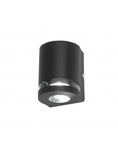 Rustica 2231 Unidireccional Cilindrico Gu 10 Negro  Vidrio ( Bidireccional ) 2