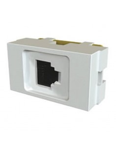 Jeluz 60145     Mod  Platinum Red Rj45 C/tapita           Blanco (verona Nbo 20145) 2