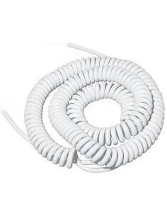 Cable Espiralado Taller Largo 69/200cm   3 X   0.75    Blanco  0.80 2