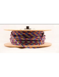 Mts. Cable Textil  __m5 2  X  0.75  K Carioca Multicolor 2
