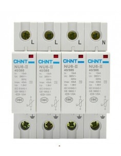 Chint Nu6ii_60ka_4p Descargador 4 Polos De Sobretension 60ka (sica 782810 / Baw Ds275/15c) 2
