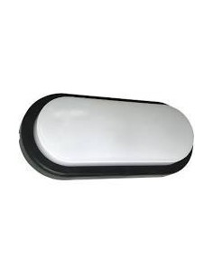 Interelec 403959 Tortuga Ovalada Led 15w Negra 6500policarbonato (180g 32042 Hann Ii 12w ) 402115 2