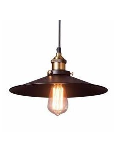 Interelec 403062 Colgante Metalico Chico Negro E27 (403081) 2