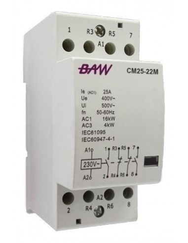 Baw Cm40-20m Modular Contactor Din... Baw Cm40-20m Modular Contactor Din...