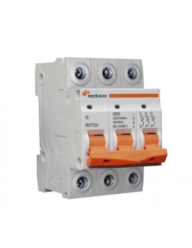 Roker Rxt0350 Termomagnetica Din 3 X...