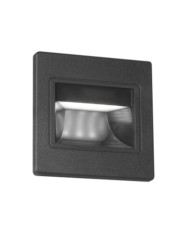 Leuk Acacia Emb Pared Negro Pvc Led...