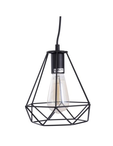 Leuk Gea Jaula Negra Colgante 1 X E27... Leuk Gea Jaula Negra Colgante 1 X E27...