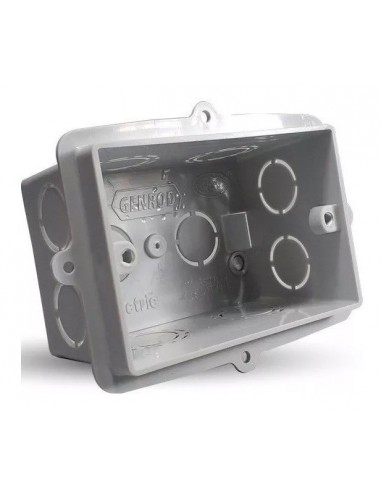 Genrod 02210pg-12 Caja Pvc Embutir 5...