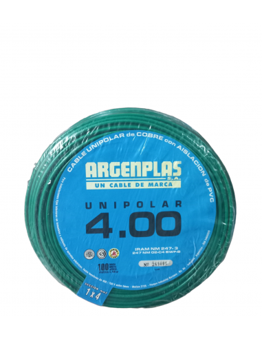 Argenplas U4vea Mts. Cable 1 X 4.00... Argenplas U4vea Mts. Cable 1 X 4.00...