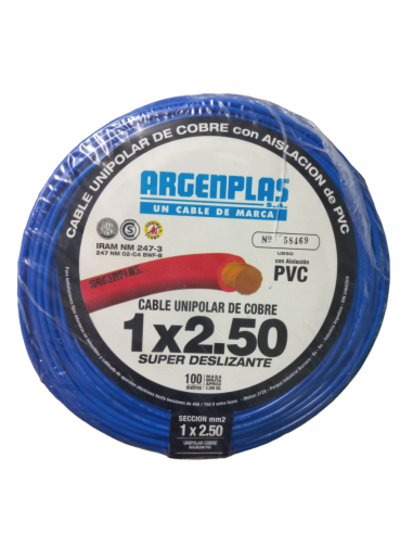 Argenplas U250ce Mts. Cable 1 X 2.50... Argenplas U250ce Mts. Cable 1 X 2.50...