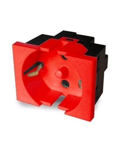 Cambre 7618 Mod Schuko 16a Toma Rojo...