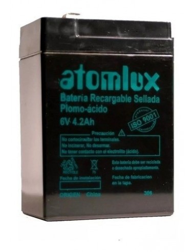 - Atomlux 4406 Bateria Gel 6v 4.2a 70... - Atomlux 4406 Bateria Gel 6v 4.2a 70...
