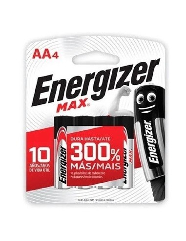 Energizer Eneaa4 Blister X 4 Pila Aa...