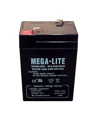 & Megalite F64 Bateria Gel 6v 4.0a 70...