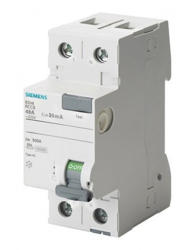Siemens 5sv5314-0 Diferencial Din 2 X... Siemens 5sv5314-0 Diferencial Din 2 X...