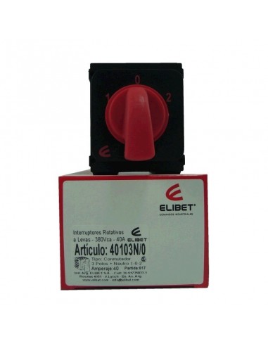 Elibet 40103n 0 Conmutadora 1-0-2 4 X... Elibet 40103n 0 Conmutadora 1-0-2 4 X...