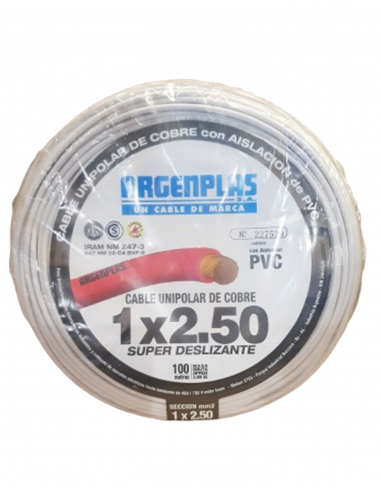 Argenplas U250bl Mts. Cable 1 X 2.50...