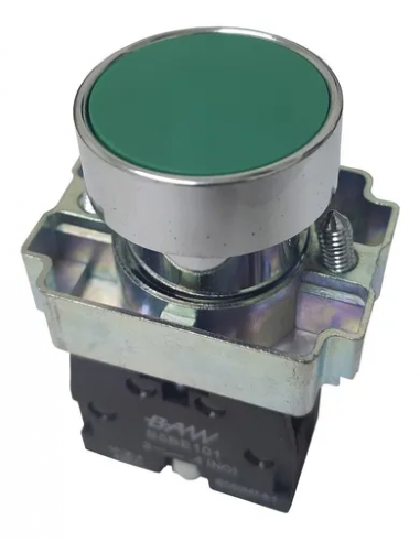 Baw B5ba31 Pulsador Rasante Verde... Baw B5ba31 Pulsador Rasante Verde...