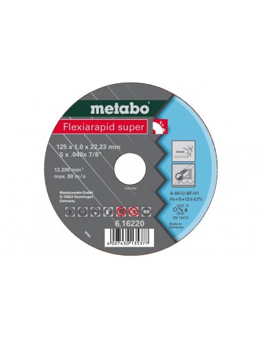 - Metabo 616217000 Disco De Corte 115... - Metabo 616217000 Disco De Corte 115...