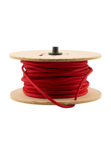 Elkas 57 Mts. Cable Textil 2 X 0.50 Rojo Elkas 57 Mts. Cable Textil 2 X 0.50 Rojo