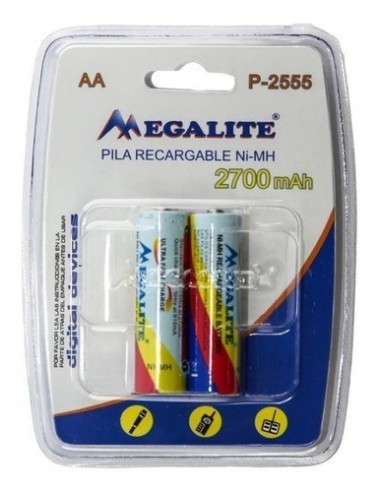 Megalite P2555 Pila Recargable Aa... Megalite P2555 Pila Recargable Aa...