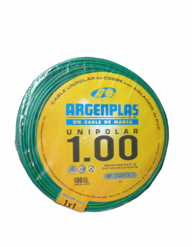 Argenplas U1vea Mts. Cable 1 X 1.00...