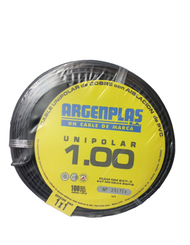 Argenplas U1ne Mts. Cable 1 X 1.00... Argenplas U1ne Mts. Cable 1 X 1.00...